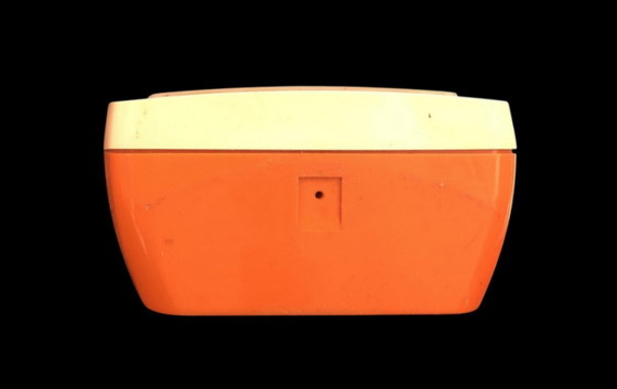 Image 1 of Vintage JAZ Discreto “CLAUSIC” alarm clock – French design, orange, 1970s