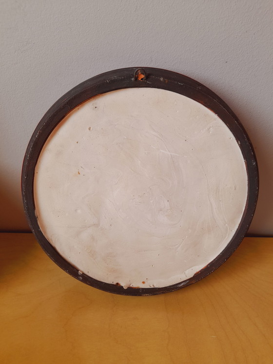 Image 1 of Glazed ceramic mirror by Gérard Hoffman, 1960