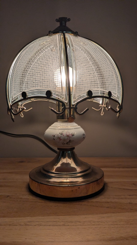 Image 1 of Hollywood Regency Touch Lamp 