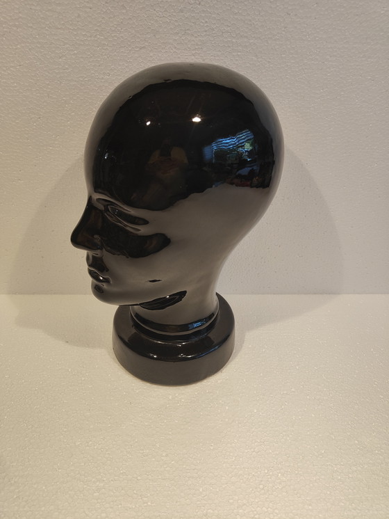 Image 1 of Vintage testa nera Ceramica Scheurich Germania Ovest