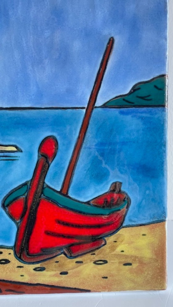 Image 1 of Decorazione murale in ceramica vintage