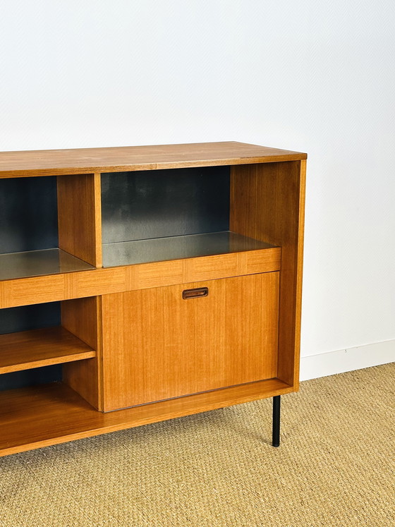 Image 1 of Tall Scandinavian teak sideboard, 1960s
