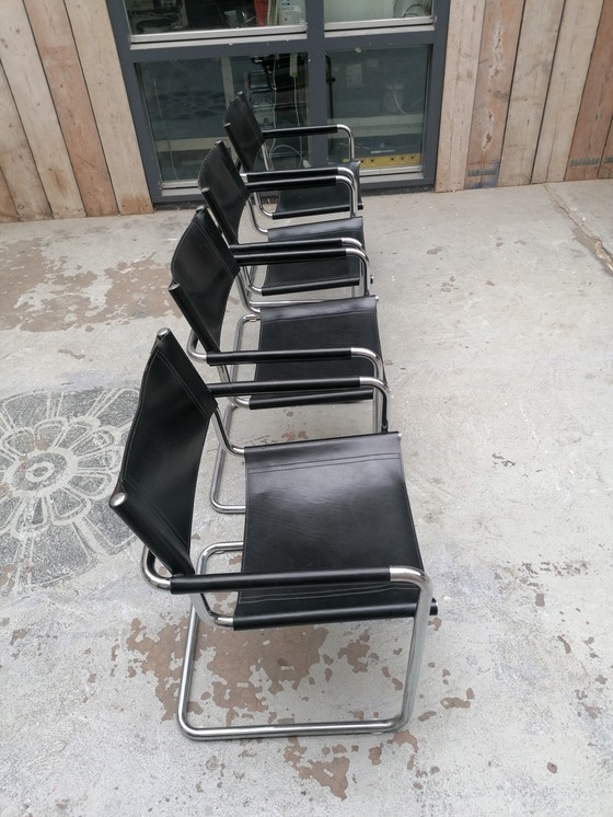 Image 1 of 4x Mart Stam model s 34 stoelen