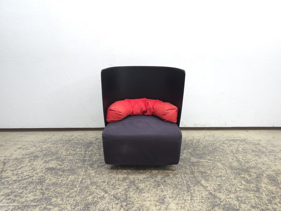 Image 1 of Zanotta Campiello leren fauteuil vintage fauteuil design fauteuil leren fauteuil