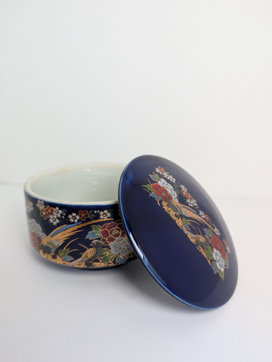 Image 1 of Precioso tarro/joyero japonés antiguo con tapa