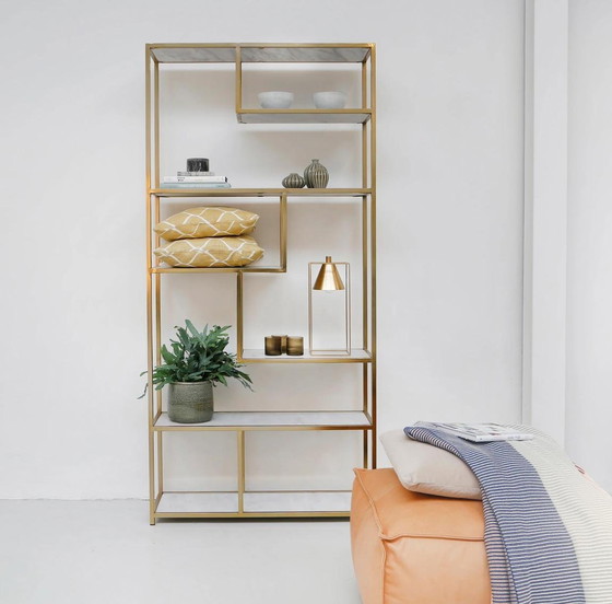 Image 1 of Furnified Gold Wall Rack