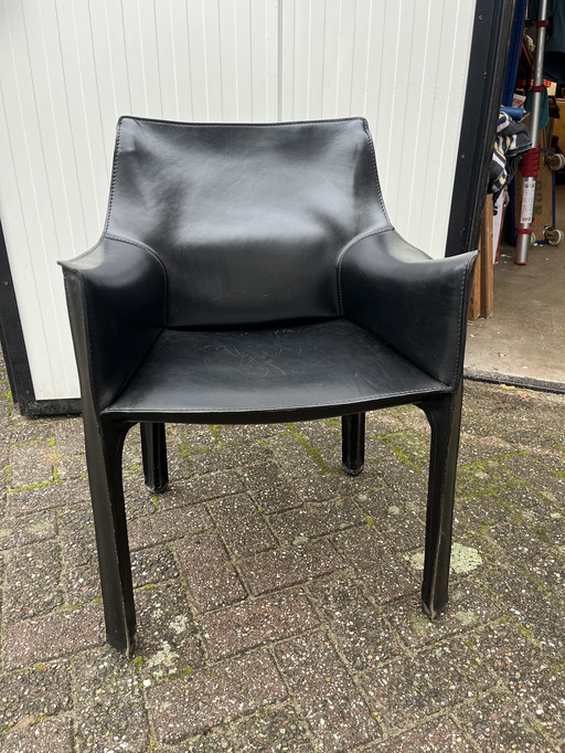 1X Cassina Cab 413 Armchair