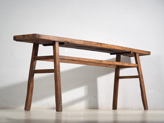 Consolle alta antica (c.1900) #42, Console, Legno, Marrone, Rustic (foto 29 di 36)
