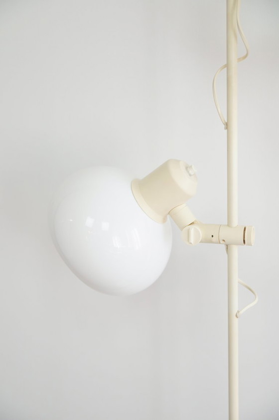 Lampada da terra a fungo in metallo bianco – Lampade da terra, Plastic (photo 4 of 7)