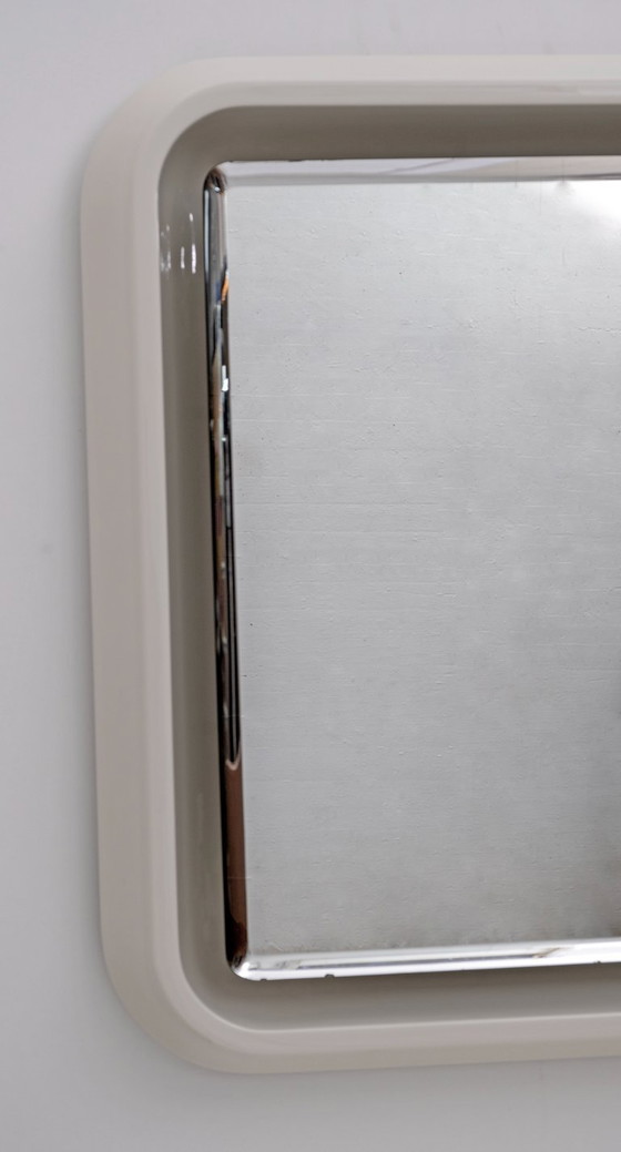 Image 1 of Mid-Century Modern Italian Neon Backlit Mirror, 1970s