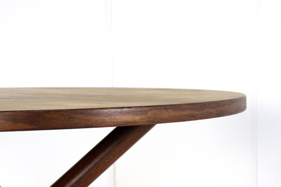 Image 1 of Gerard Geytenbeek 'Plataan' eettafel vintage 