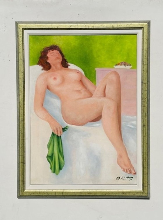 Image 1 of Tableau de Camille Delahaut, Nu « Jill » Vintage