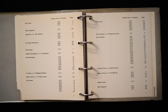 Image 1 of Catálogo comercial de Louis Poulsen años 60