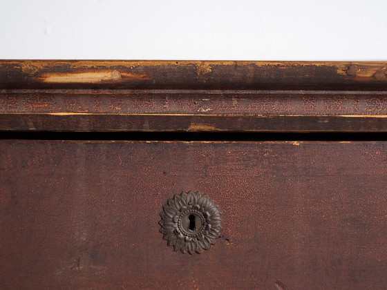 Antique chest of drawers with dark patina (c.1920) #74 (photo 31 of 40)