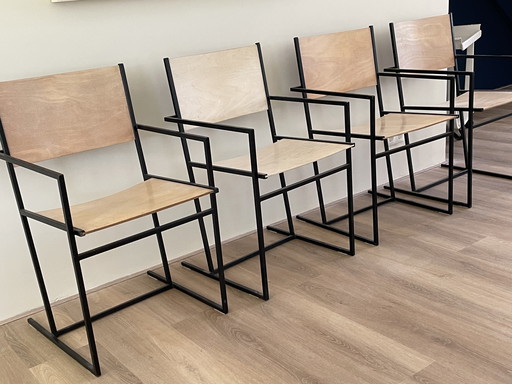 Albert Geertjes diseño holandés AG6 eetkamerstoelen