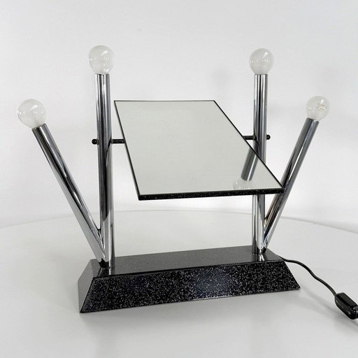 Espejo de mesa Yucca de Anna Anselmi para Bieffeplast, década de 1980.