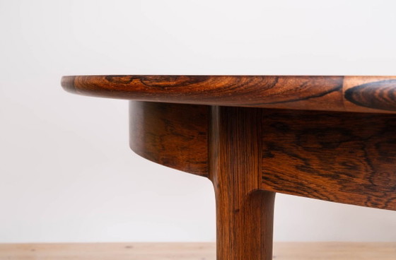 Image 1 of Torbjørn Afdal Darby eethoek met zes stoelen en uitschuifbare tafel, Noorwegen, jaren 60