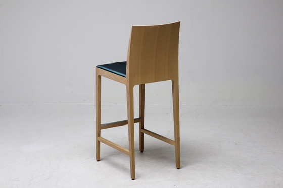 Image 1 of SET DI SEI SGABELLI DA BAR “ANNA” IN FAGGIO DI CRASSEVIG, ITALIA, ANNI '90