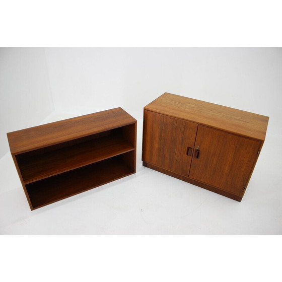 Image 1 of Vintage teak cabinet bookcase, Denmark 1960