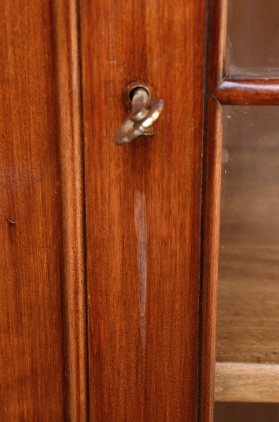 Image 1 of English-style bookcase display cabinet