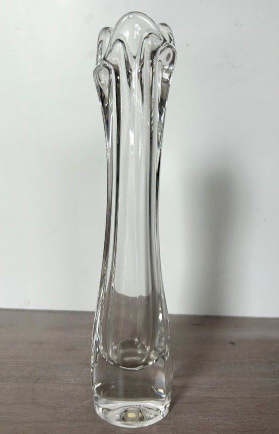 Crystal Soliflore Vase - Max Verboeket (Kristalunie Maastricht) (photo 2 of 5)