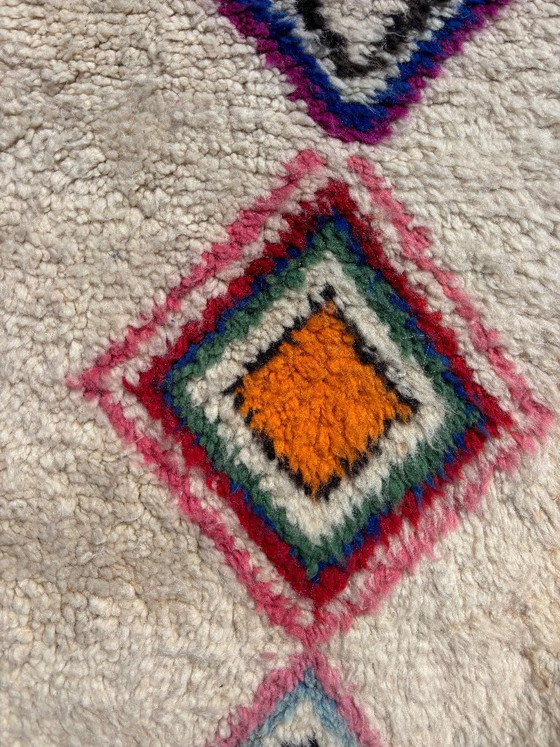 Image 1 of Tapis marocain moderne et coloré 200x300 cm, authentique tapis marocain, tapis berbère