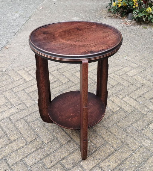 Side table, Art Deco, 1930s, oak