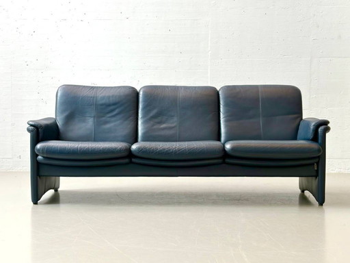 Canapé en cuir, modèle 3 places City par Erpo, années 1990