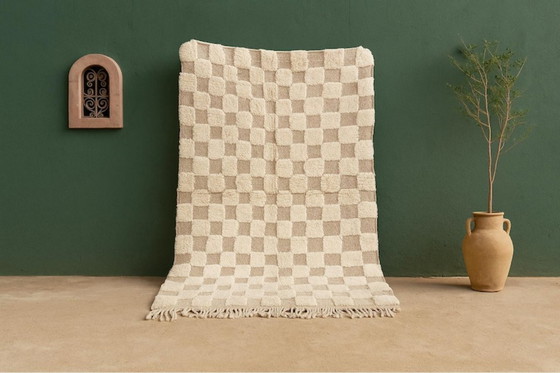 Image 1 of Handgeknüpfter marokkanischer Wollteppich, 300 cm x 150 cm