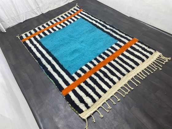 Traditioneel handgemaakt Berberkleed van zuivere wol, afmeting 150/250 cm – Aime Té, Vloerkleden en tapijten (photo 4 of 10)