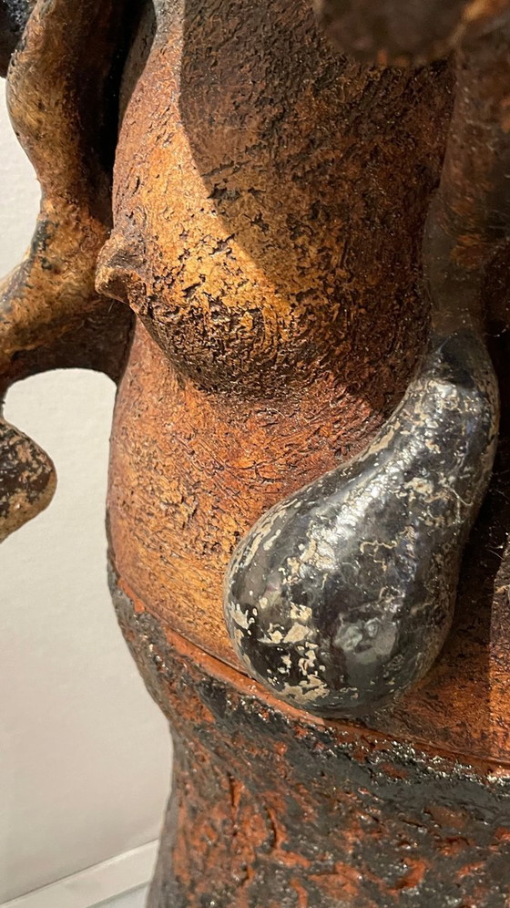 Yves Rhaye, Sculptures anthropomorphes en céramique émaillée, années 1970, Céramique émaillée – Ceramic (photo 10 of 19)