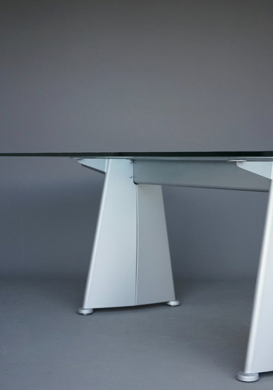 Image 1 of Table de Salle à Manger Trapèze Jean Prouvé pour Tecta, 1980s