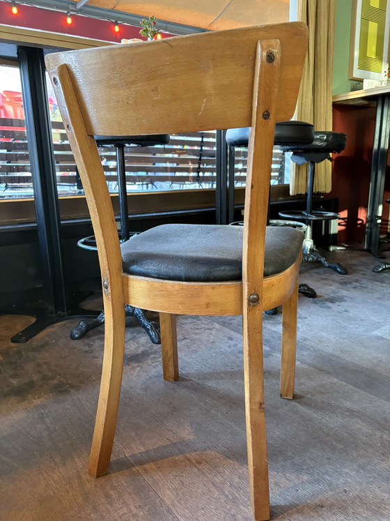 Sedie da pranzo vintage – Wood, Skai (photo 6 of 13)