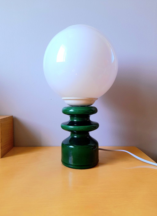 Lampe space age en céramique 1970