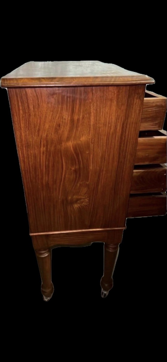 2 Cómodas con ruedas, Terciopelo, Madera, Marrón (foto 5 de 9)