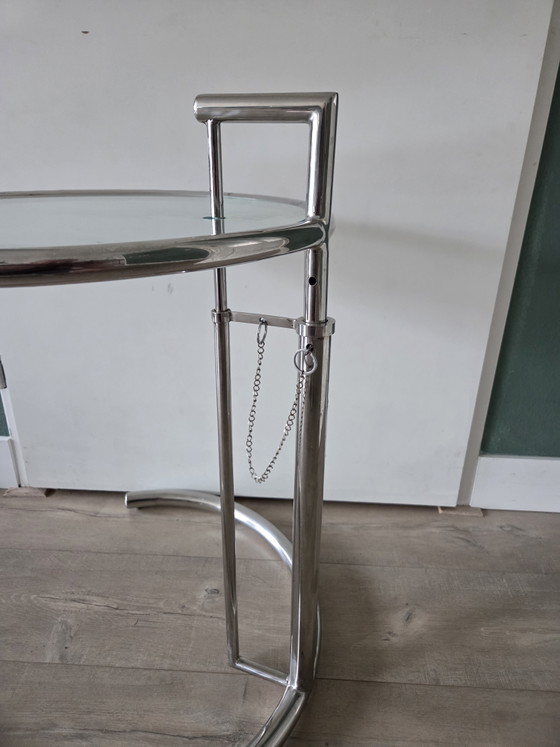 Vintage E1027 Table 1980 – Side tables, Glass, Metal (photo 2 of 8)