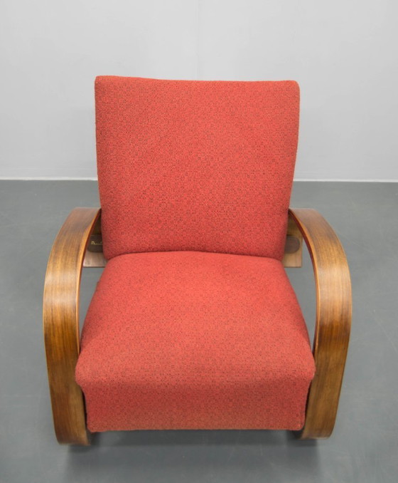 Image 1 of Rare fauteuil de style Alvar Alto par Navratil, années 1930, étiqueté