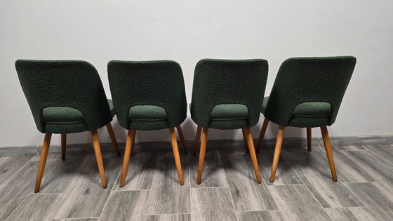 Image 1 of Eetkamerstoelen van Oswald Haerdtl voor Ton, set van 4