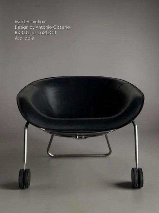 Fauteuil Mart par Antonio Citterio pour Bb Italia, 2003