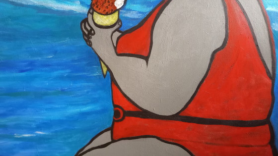 Image 1 of T.v.Steenbetgen "Big Sweet Summer" 100 x 100 cm New