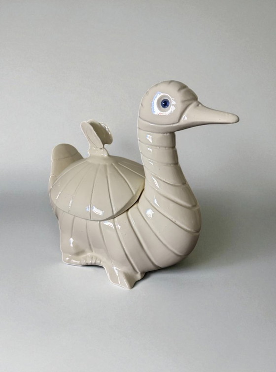 Image 1 of White duck from the 1970s, designed by Claude Gourret
