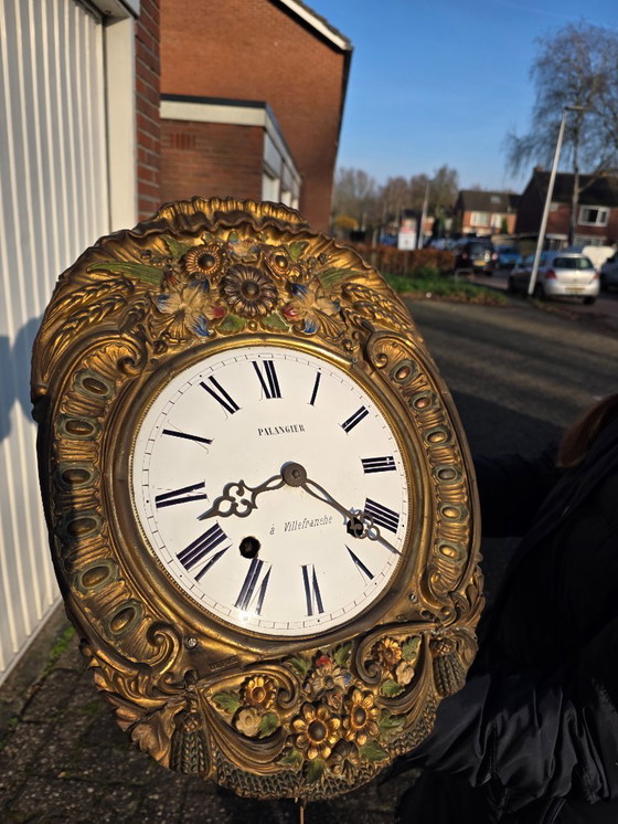 Image 1 of Antico orologio da parete Comtoise francese – Goute Française