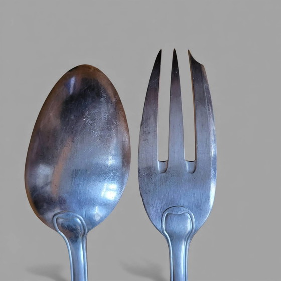 Silver-plated metal serving cutlery – Cutlery Sets (photo 6 of 8)