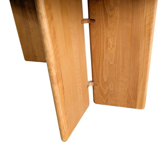 Image 1 of Søren Nissen Ebbe Gehl dining table Seltz noble beech France 1980