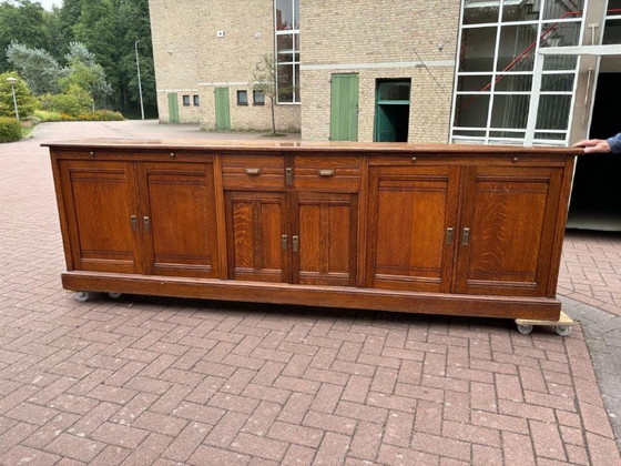 Image 1 of Oak sideboard 19th century