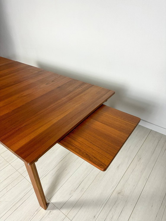 Tavolo da pranzo allungabile vintage svedese in teak anni '60 di Nils Jonsson per Hugo Troeds (photo 7 of 12)