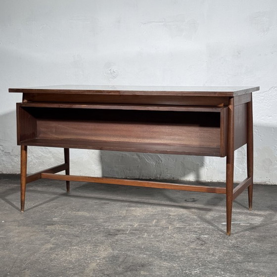 Mid-Century Hungarian Freestanding Writing Desk, 1960s – Dining tables, Chrome (photo 10 of 10)