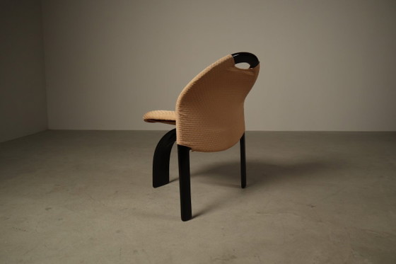 Ensemble de huit chaises de salle à manger « Voile » de Giovanni Offredi pour Saporiti Italia, 1973 (photo 11 of 15)