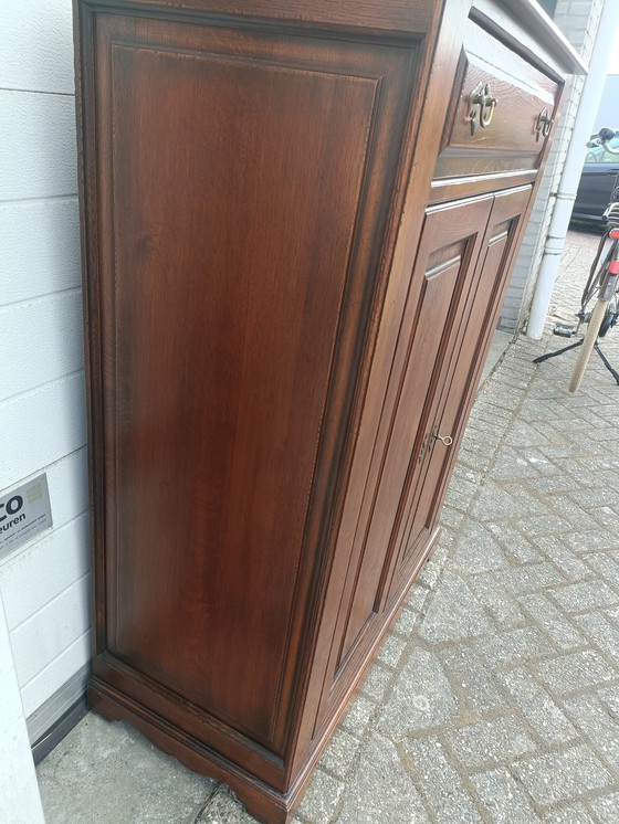 Image 1 of Beautiful oak storage cabinet