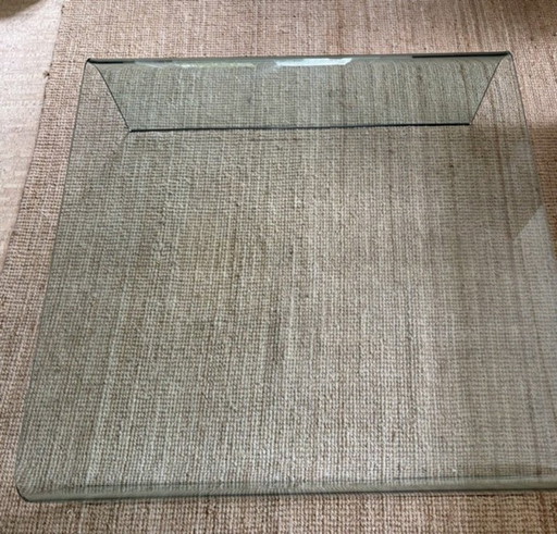 Designer-Glastisch Alitalia 120 x 120